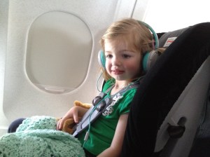 car seat on airplane